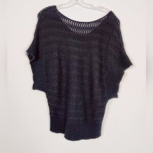 Club Monaco Womens Wool Blend Sweater Black Size Medium